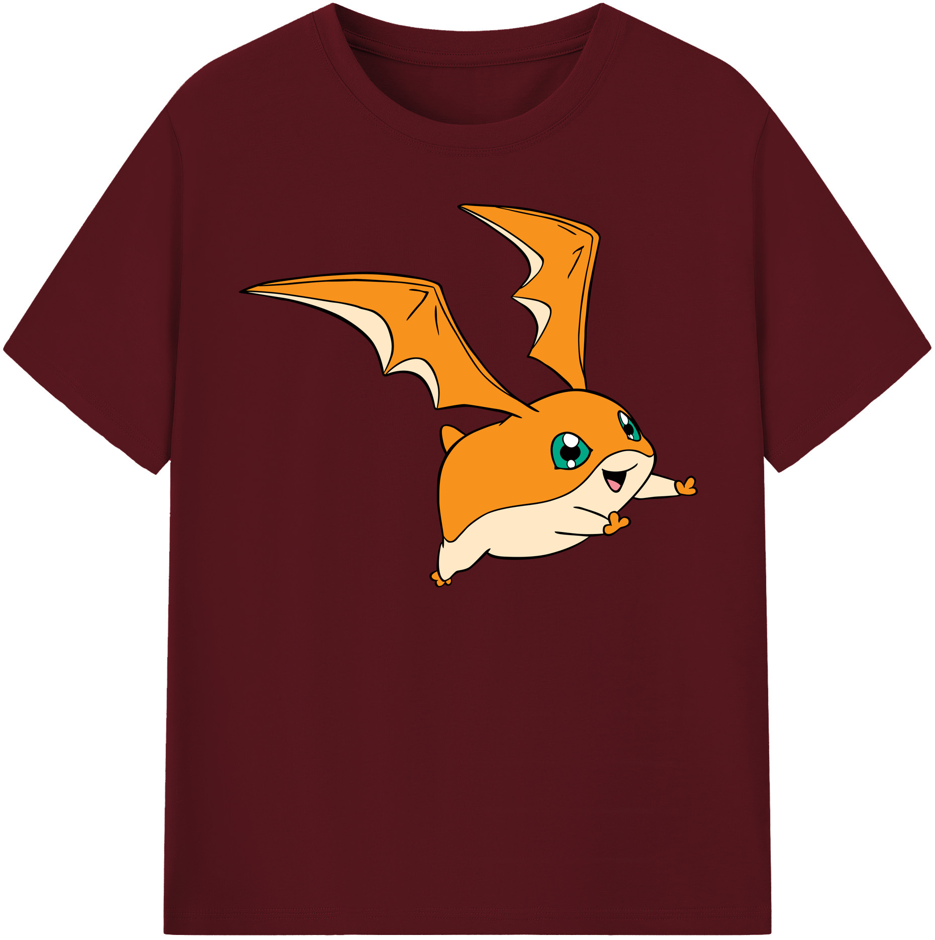 （画像用） Digimon デジタルモンスター/デジモン 綿100％半袖Tシャツ（フロントプリント）